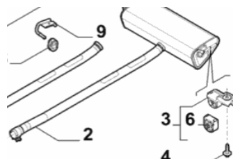 Endschalldämpfer, Nachschalldämpfer 