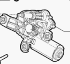 Wischermotor hinten 