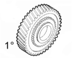 Zahnrad, Getriebezahnrad 1. Gang  M40CV6 