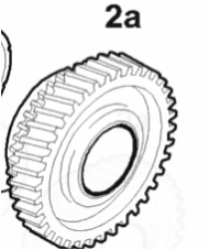 Zahnrad, Getriebezahnrad 2. Gang 23/50 Zähne 6000100025 