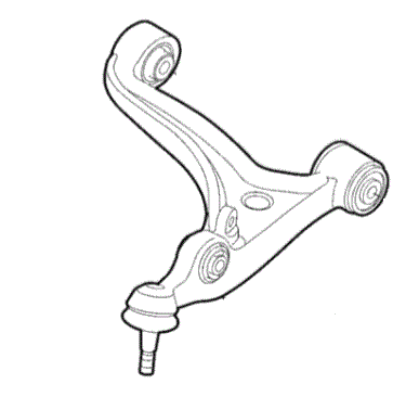 Querlenker Schwingarm vorn links unten 6000612419 