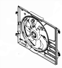 Kühlerlüfter Lüfterzarge 6000615081 