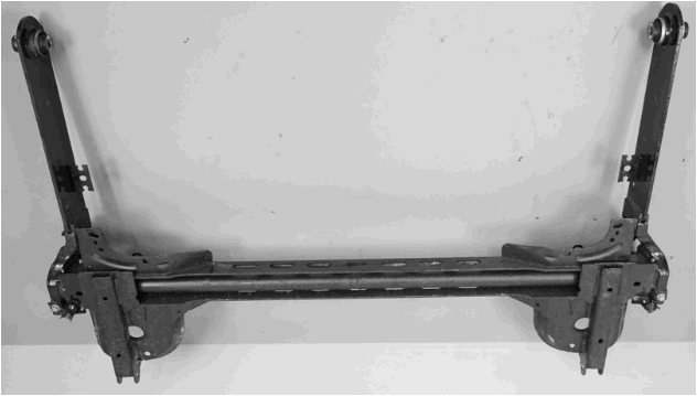 Hinterachse, Hinterachskörper 6000617072, 93458081, 555016630R 