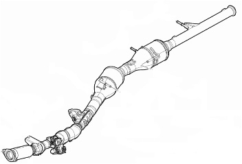 Katalysator  6000620709, 95528143, 200101958R 