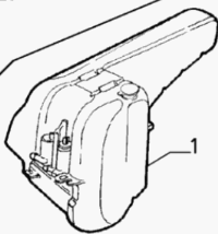 Waschwasserbehälter, Wasserkasten 60622284 