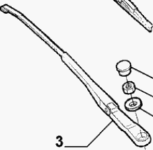 Wischerarm vorn rechts 60652112 