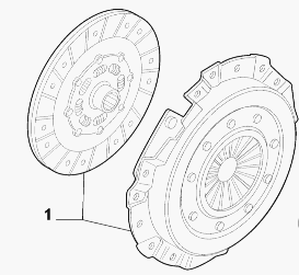 Kupplungssatz 55264774 55265249 