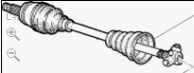 Antriebswelle rechts  Austausch 
