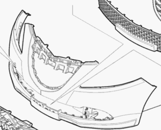 Stoßstange vorn lackierbar *OE-Ersatzteil* 