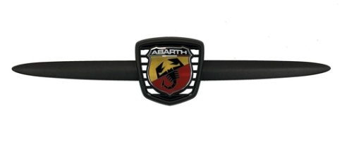 Zierleiste für Emblem schwarz 