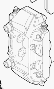 Bremssattel vorn links 
