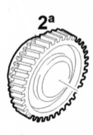 Zahnrad, Getriebezahnrad 2. Gang 47/21 Zähne 
