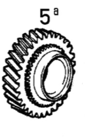 Zahnrad, Getriebezahnrad 5. Gang 37/35 Zähne 