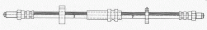 Bremsschlauch vorne Länge: 475mm 60559895 