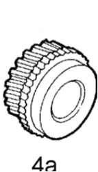 Zahnrad, Getriebezahnrad 4. Gang 43 Zähne (38) 