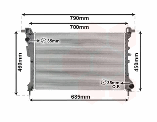 Kühler Motorkühler 52052662 