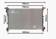 Kühler Motorkühler 52052630 