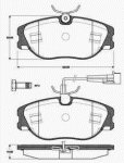 Bremsbeläge vorn Syst Lucas 71770975 
