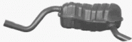 Nachschalldämpfer/Endschalldämpfer 55194858 