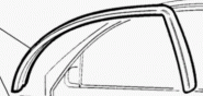 Profilgummi Fenster Vordertür rechts 