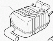 Endschalldämper rechts 