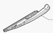 Wischerblatt hinten mit Arm 51879455 