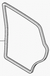 Profilgummi Hintertür rechts 52062221 