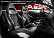 ABARTH 500 Corse Seats by SABELT Leder 