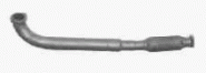 Hosenrohr links lang mit Flexrohr 