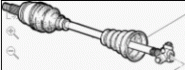 Antriebswelle links Austausch 