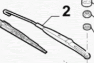 Wischerarm links 