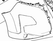 Stoßstangenecke vorn rechts schwarz MAXI *Originalersatzteil* 735793334 