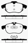 Bremsbeläge vorn (FIAT-Originalersatzteil) 