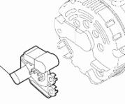 Spannungsregler Lichtmaschine, Generator 52182437 