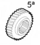 Zahnrad, Getriebezahnrad 5. Gang 31/39 Zähne 