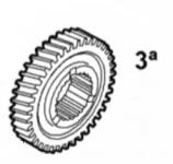 Zahnrad, Getriebezahnrad 3. Gang 27/39 Zähne 