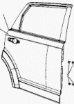Tür hinten rechts K68067472AF 