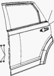 Tür hinten links K68067473AF 