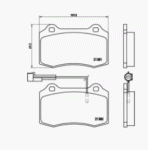 Bremsbeläge vorne System Brembo 5892740 