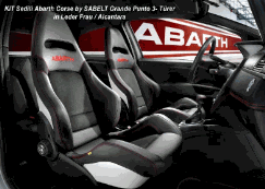 Italo Fahrzeugteile Online Shop Abarth 500 Corse Seats By Sabelt Leder Online Kaufen